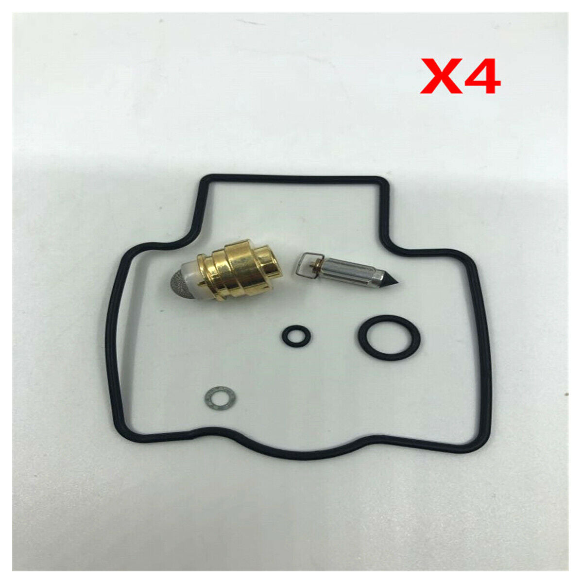 4 Sets of Motorcycle Carburetor Repair Kits For Kawasaki ZX-6R ZX600F Ninja ZX6R