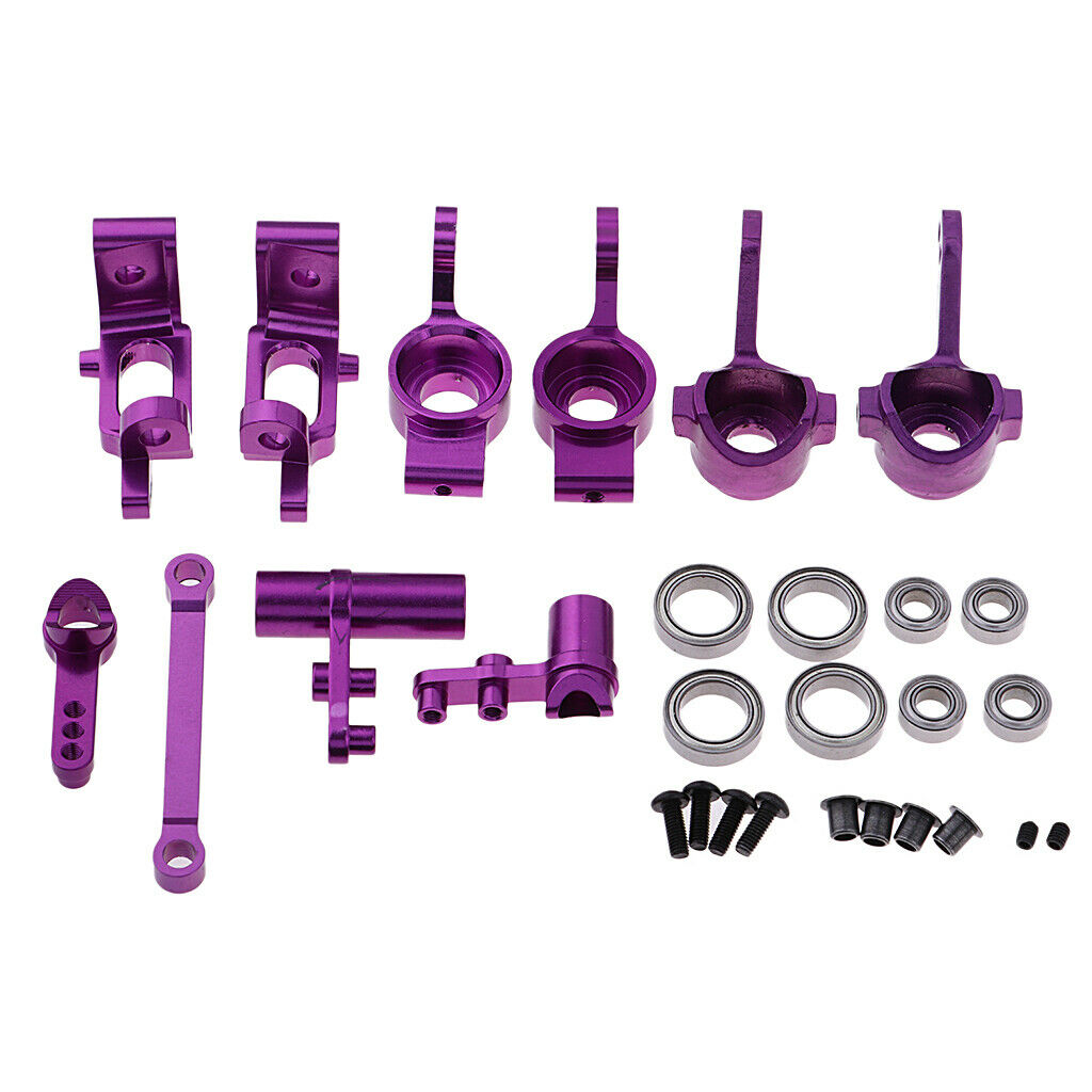 RC Car Metal Steering Set for HSP 94122 94123 94111 94188 1:10 RC Car Buggy