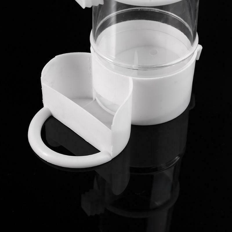 Bird Feeder Automatic Food Water Feeding Parrot Hamster Pet Clip Cage Dispenser