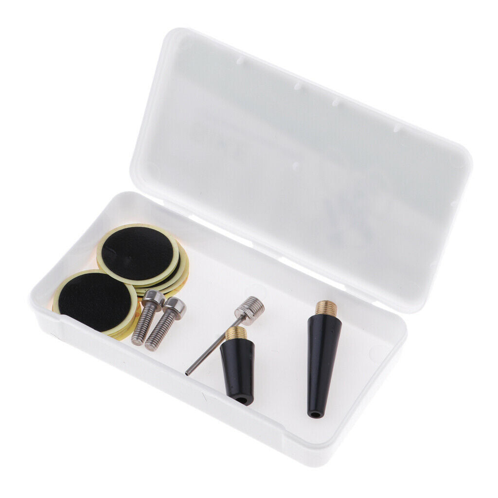 Bike Tire Repair Tool Kit Pump 16 in 1 Hex Spoke Wrench Screwdriver Tail Bag