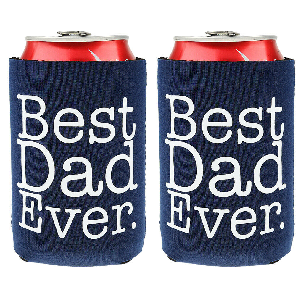 2pcs Beer Can Bottle Cooler Sleeve Wrap Holder Wedding Favor Big Little 3
