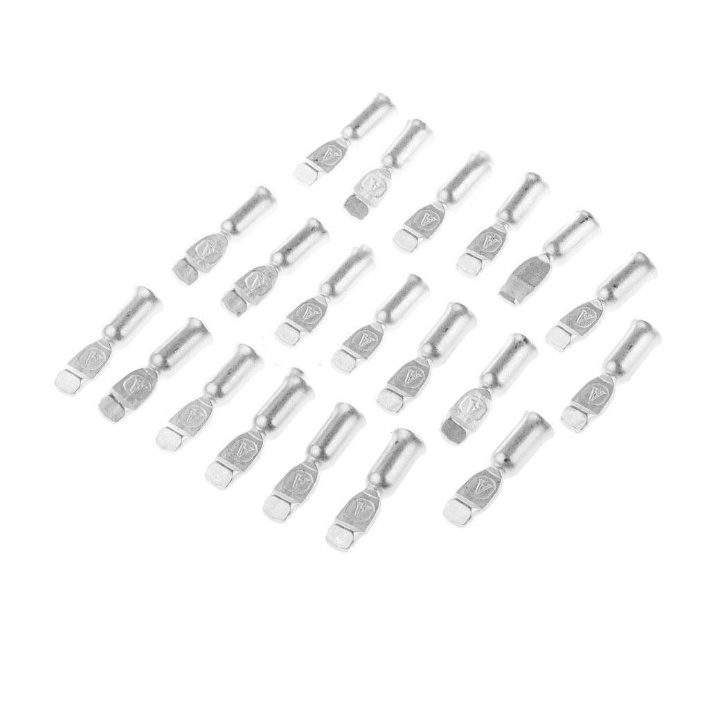 Battery Quick Connector 50A 8AWG Plug Connect Disconnect Winch Trailer Grey