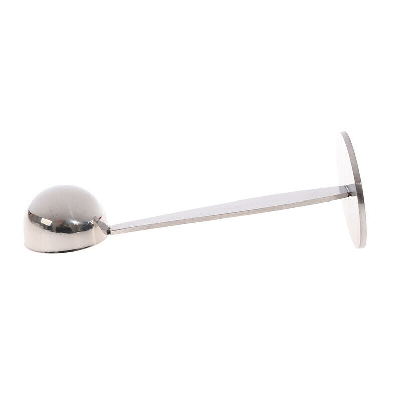 Stainless Steel Stand Coffee Measuring Tamper Spoon 1.97x5.51 inch.l8