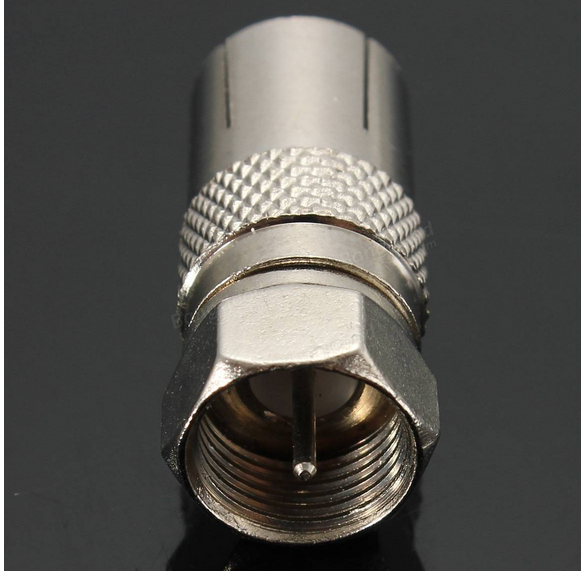 New RF Female Socket to F Type Screw Male Plug Adapter Converter Coax TV Ariel T