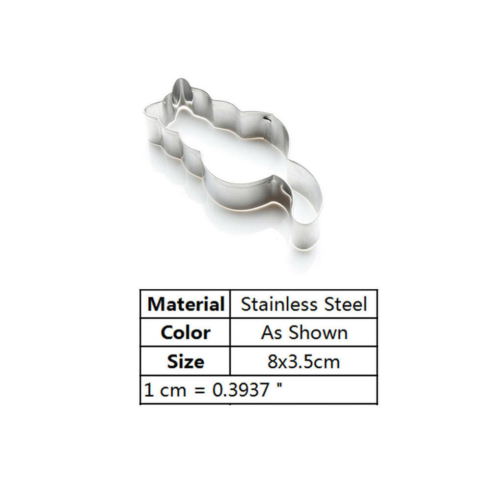 Lovely Cat Shaped Steel Mold Sugarcraft Cake Cookies Pastry Baking Cutter Mould