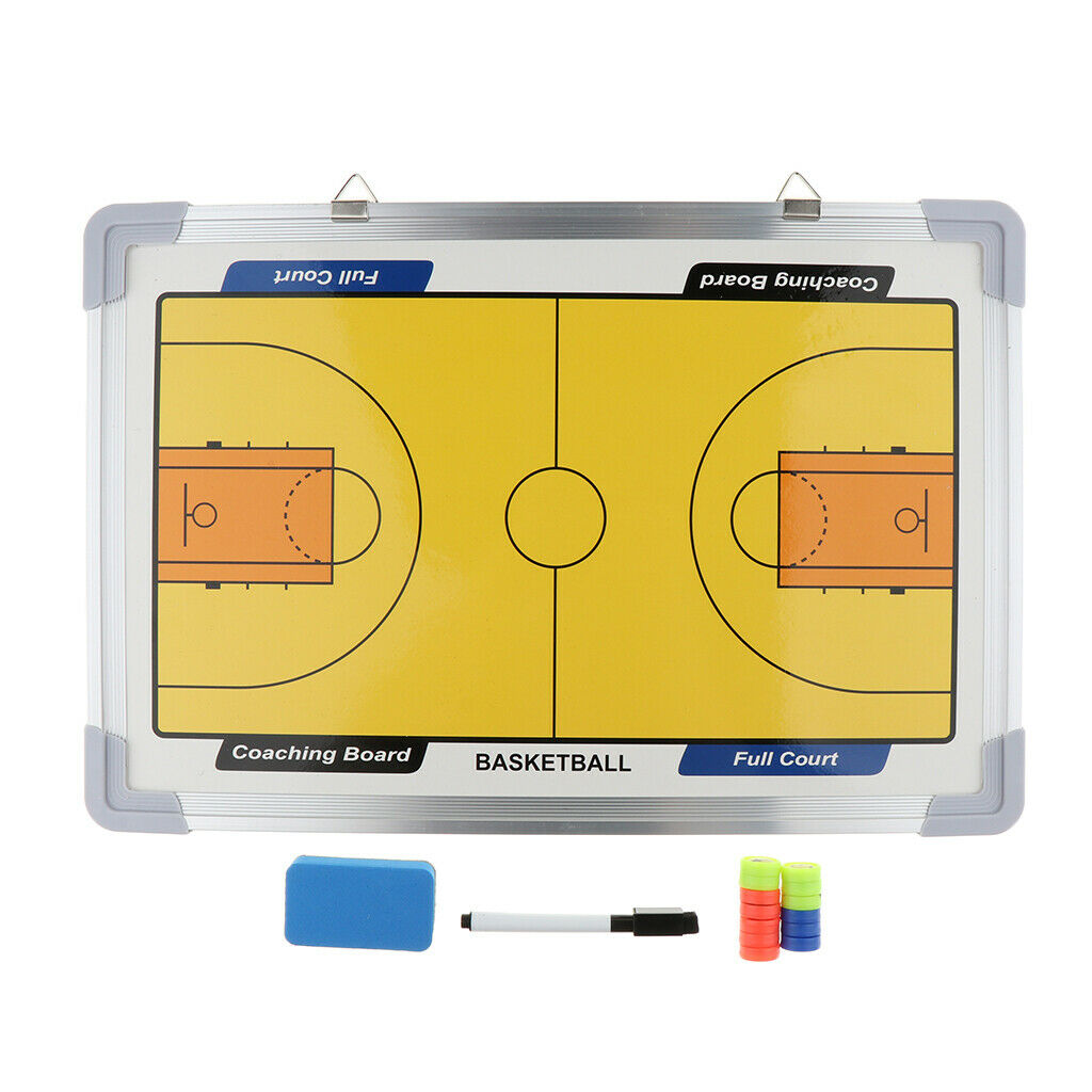Aluminum Alloy Basketball Coaching Board Training Clipboard With Hook