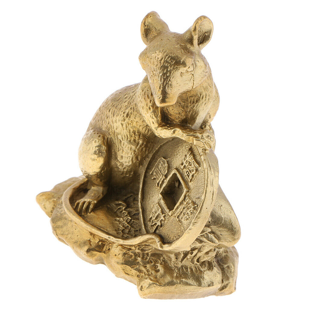 2x Oriental Chinese Feng Shui Decoration Ornament Money Lucky Coin Zodiac Animal