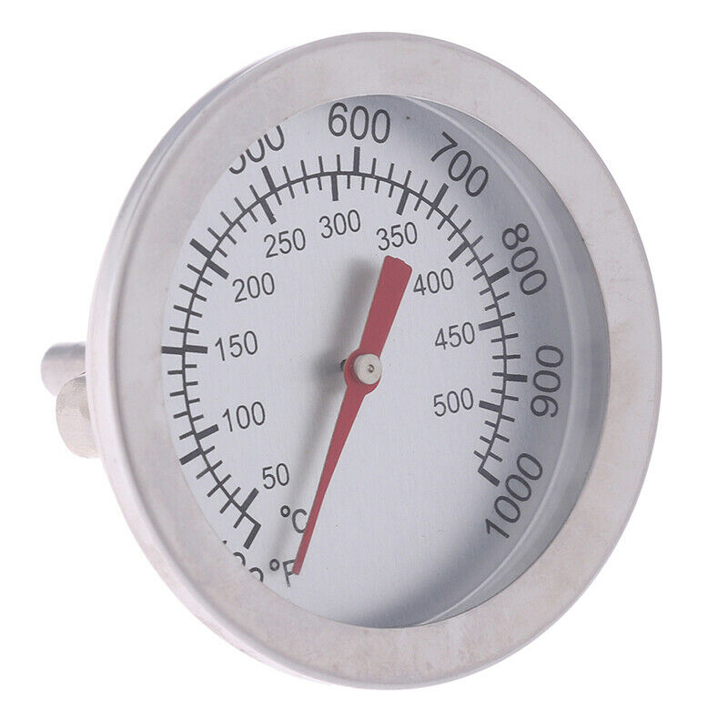 Stainless Steel BBQ Smoker Pit Grill Bimetallic thermometer Temp Gau.l8