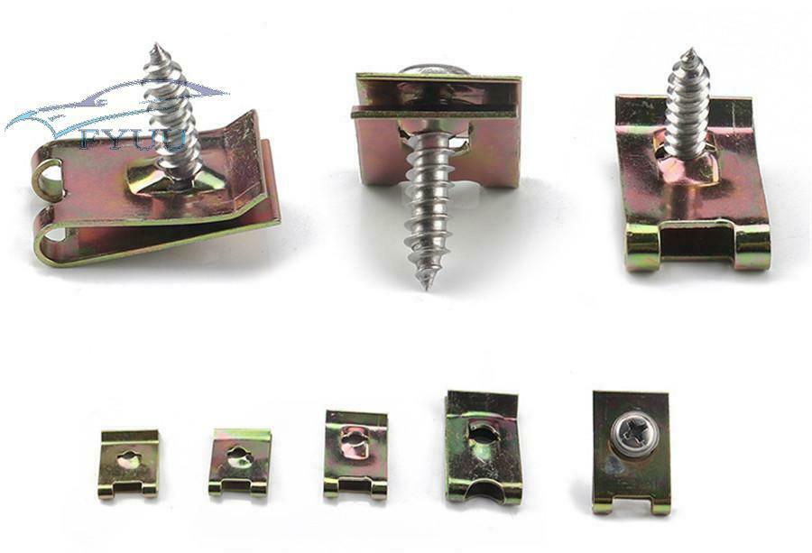 110* U-Nut Spire Clips Manganese Steel Speed Fasteners Lug Nut for Motorcycles
