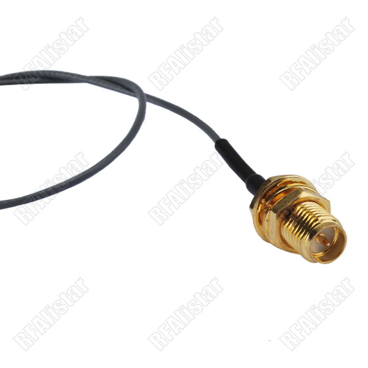 100x IPEX MHF4 to RP-SMA Female 0.81mm Cable for PCI Wifi Router M.2 Cards 30cm