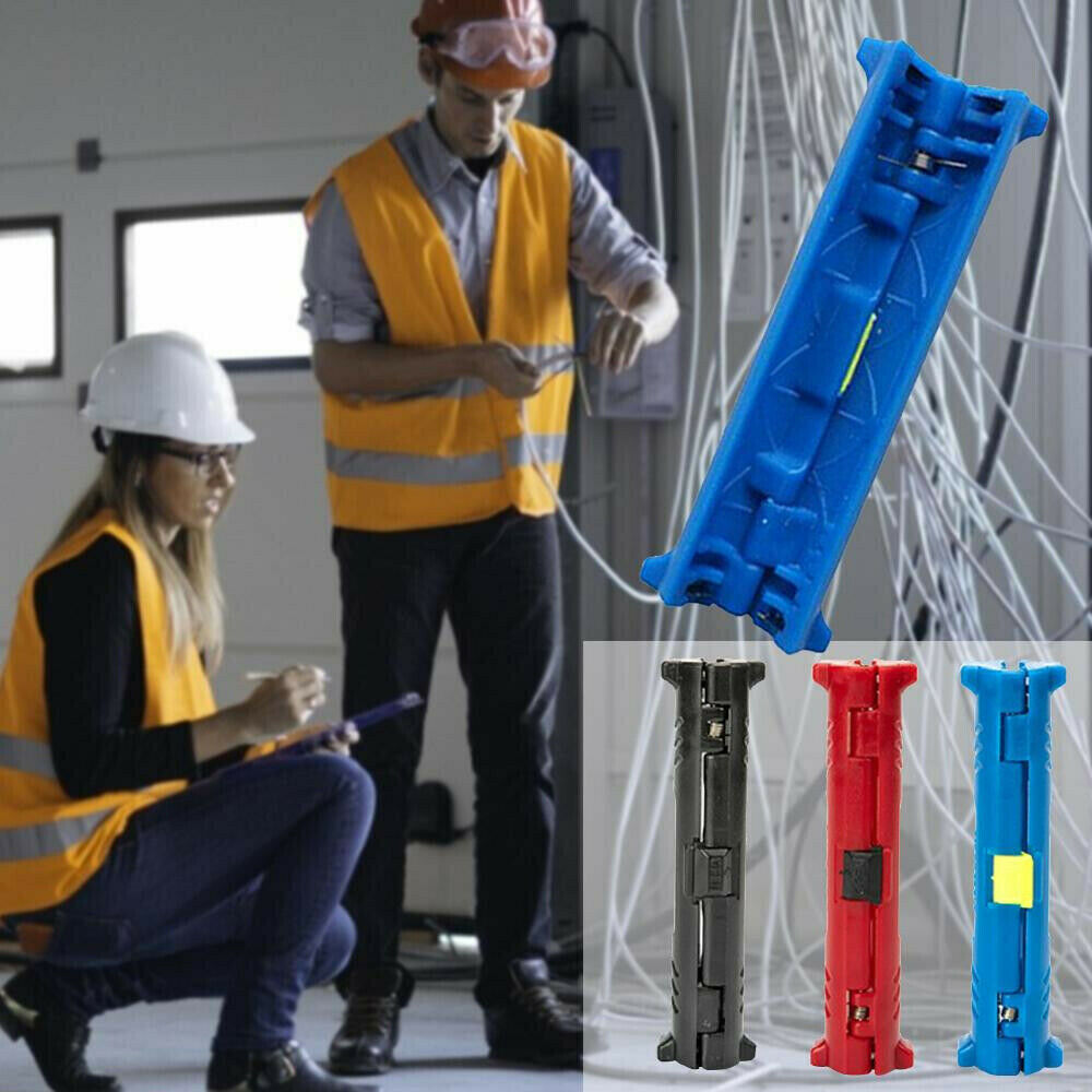Wire Stripper Pen Crimper Pliers Crimping Stripping Cable Rotary Coaxial Cutters
