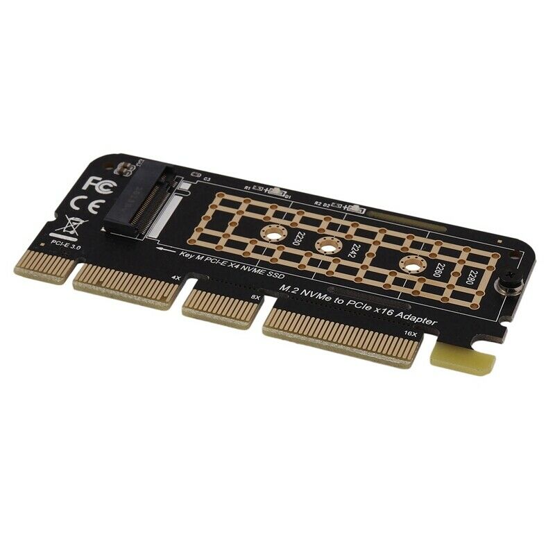 M.2 NVMe SSD To PCI-E X16 Converter Card NGFF M-Key M.2 PCIe PCI-Express X4/X8V4