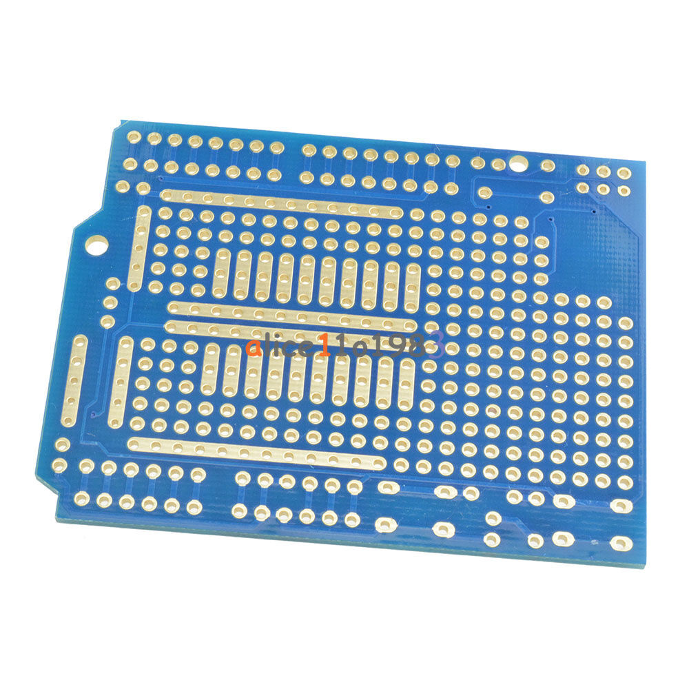 Prototype PCB for Arduino UNO R3 Shield Board FR-4 Fiber 2mm+2.54mm Pitch DIY
