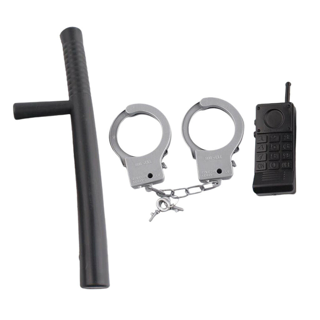 Plastic Officer Policeman Set Fancy Costume Educational Toys Party Favors