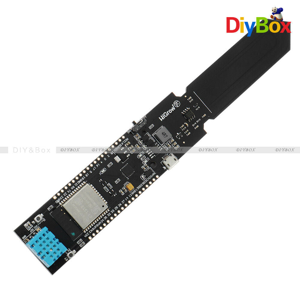 DHT11 WiFi&Bluetooth Soil Temperature Humidity Sensor ESP32 CP2104 18650 Battery