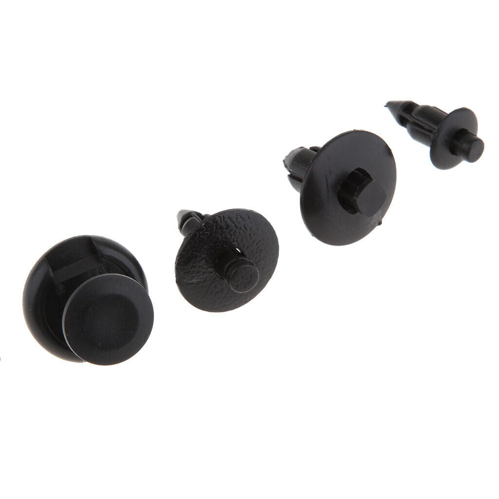 80 Piece Nylon Trim Panel Bumper Shield Retainer Fastener Rivet For M7/ M8