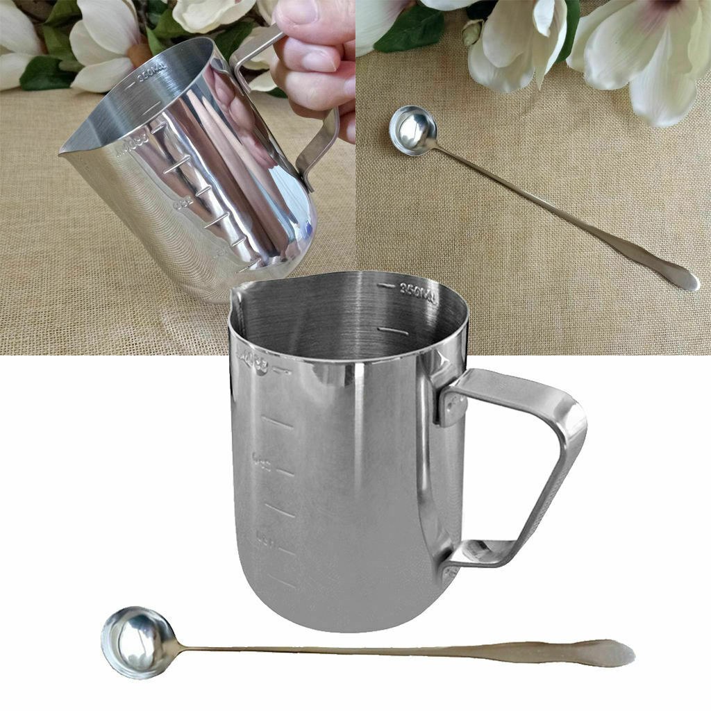 2Pcs Wax Candle Making Kits Wax Melting Pouring Pot Spoon Home Carfts Tools
