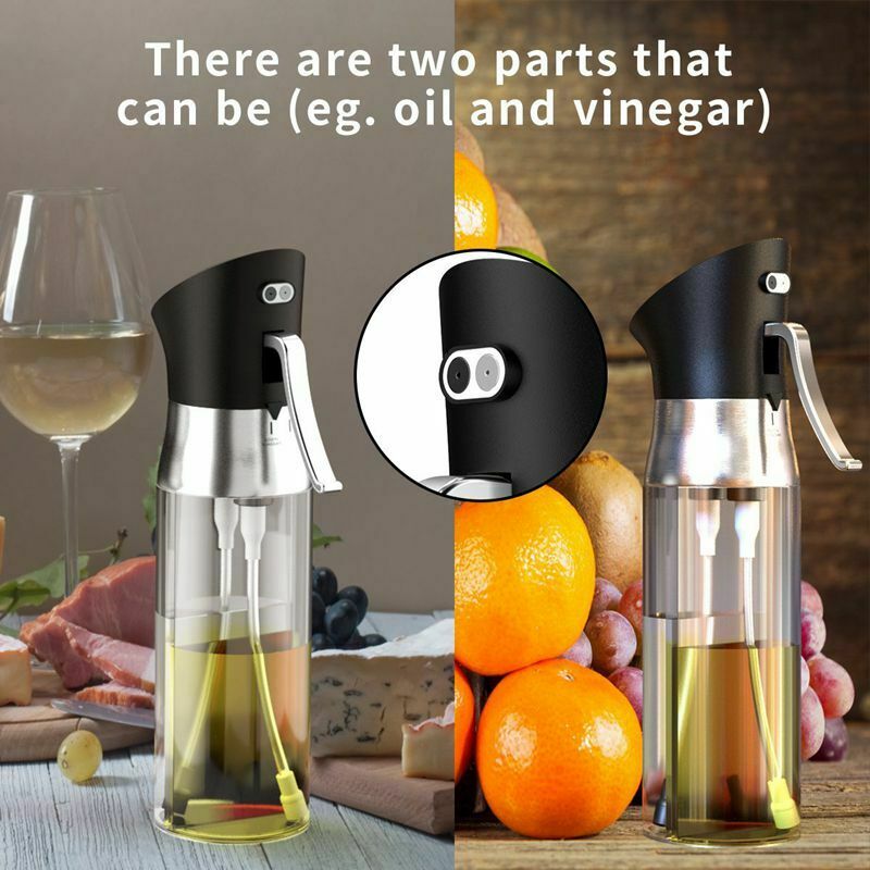 2-In-1 Oil Spray Bottle, Olive Oil Dispenser Kitchen Oil Sprayer For Cooking, R7