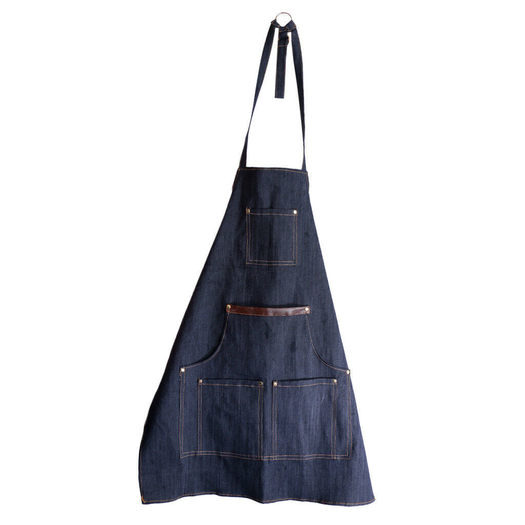 Hair Cape /Stylist Apron With Pockets For Scissors Comb Haircut Tool Storage