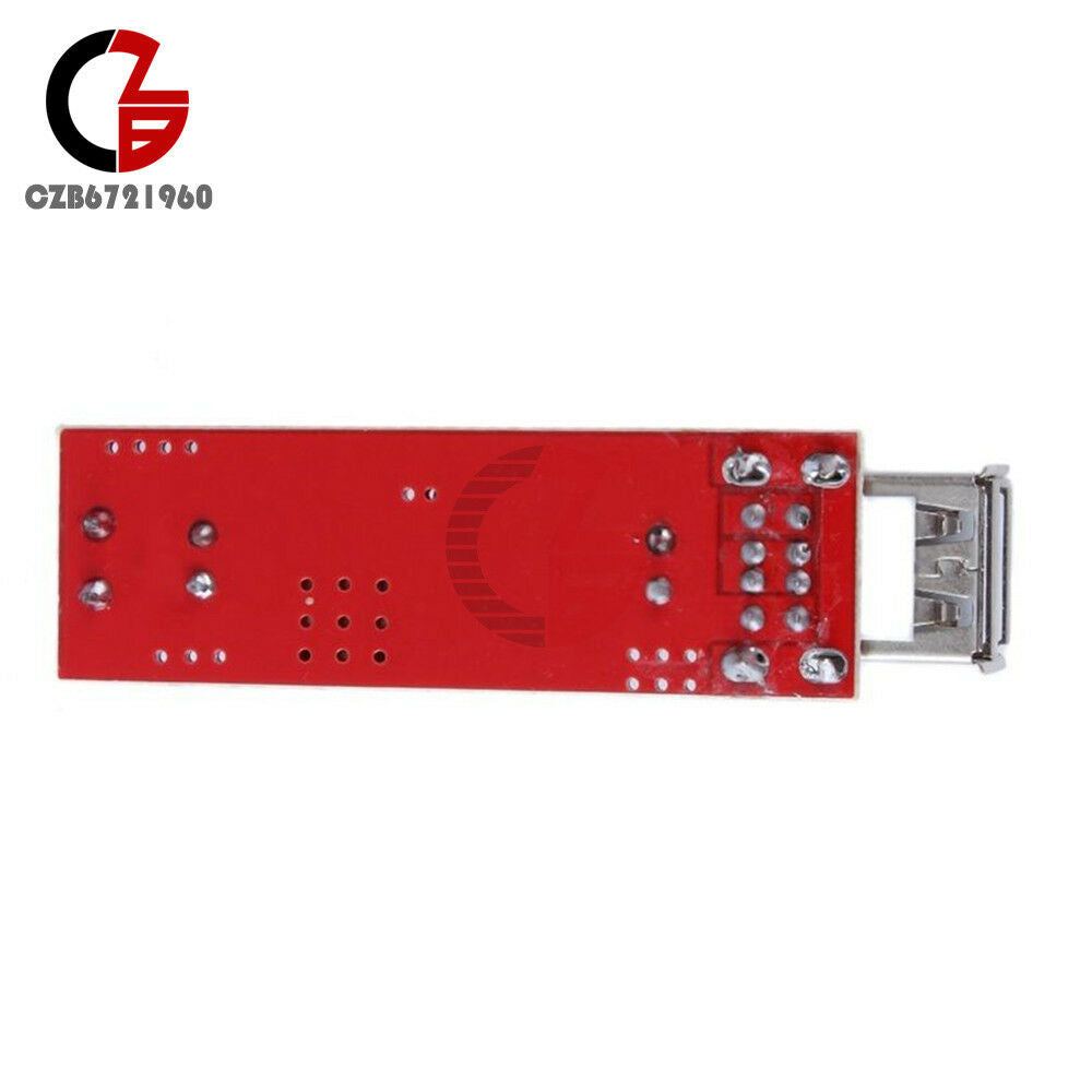2PCS 6V-40V to 5V 3A Dual USB Charge DC-DC Step Down Converter Module LM2596