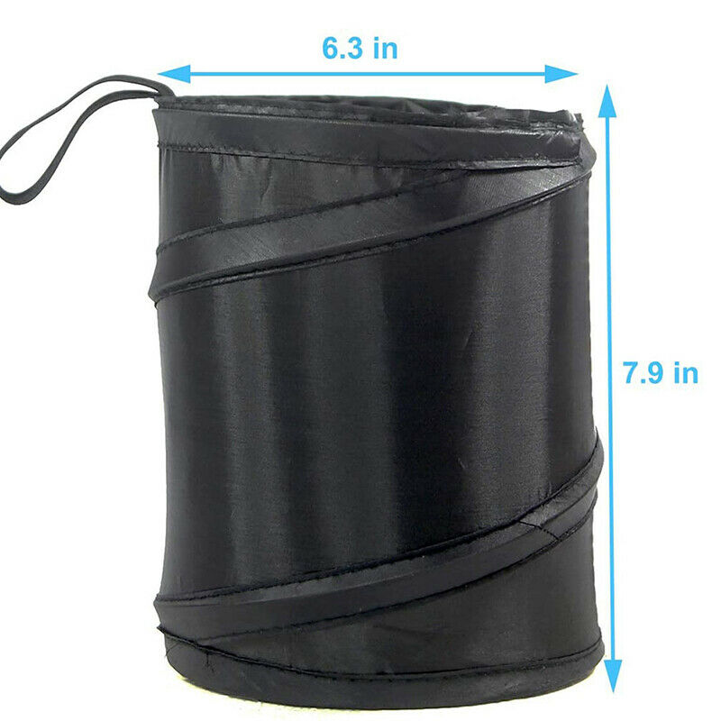 1Pc Black Car Trash Can Pack Bag Waterproof Car Trash Bag for Little Leak Pr SJ