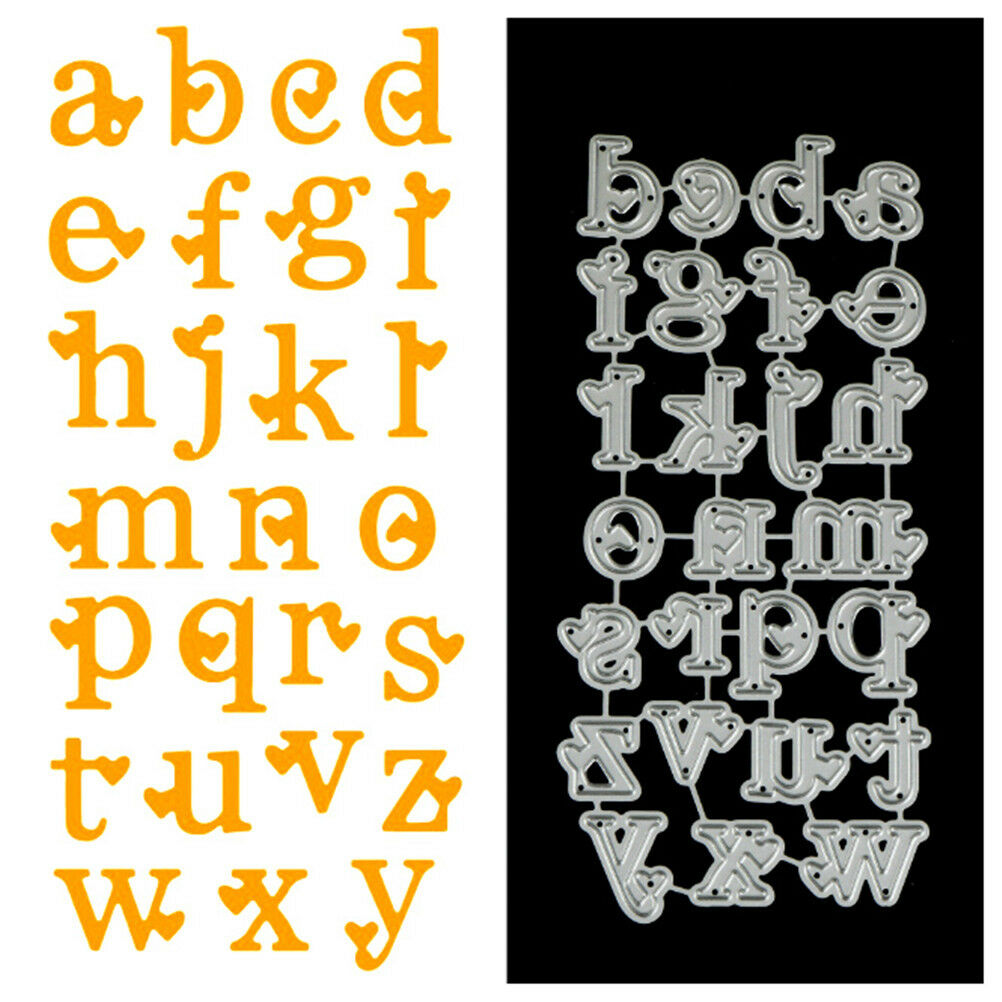 Lowercase Letters Love Metal Cutting Dies For DIY Scrapbooks Albums Paper Car Tt