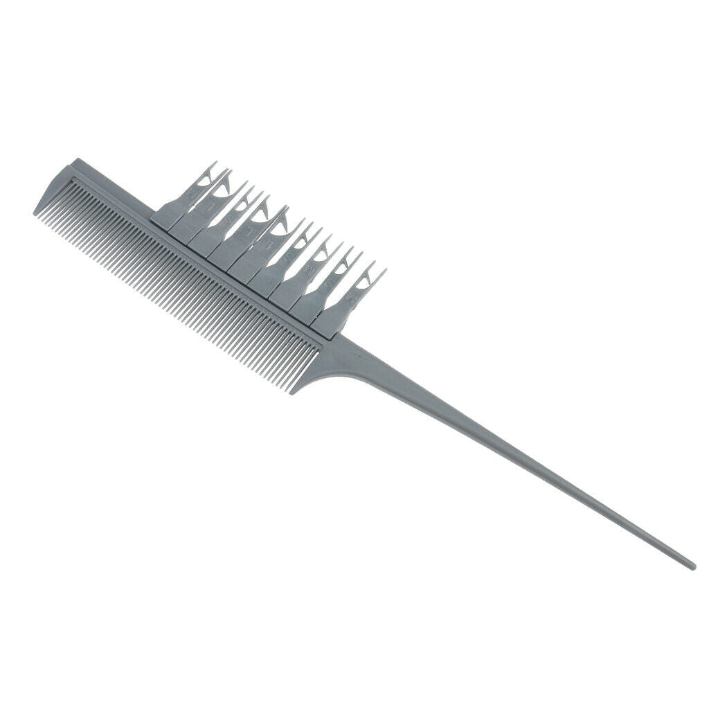 2Pcs Salon Barber Hair Dyeing Color Combs Tapered Weaving Balayage Comb