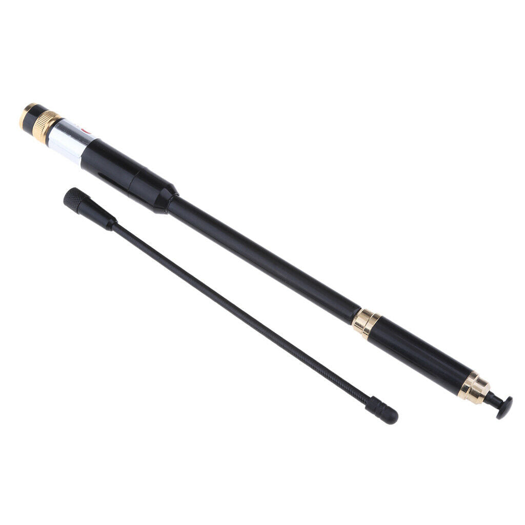 AL-800 Telescopic Dual Band Amateur Ham Radio & Scanner Antenna BNC Connector -