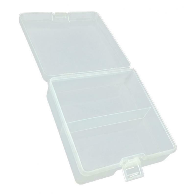 100 x AA Battery Clear Storage Case Holder Rechargeable Batteries Travel