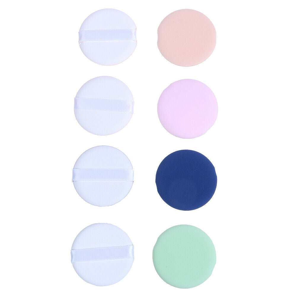 8x/Set Round Shaped Makeup Air Cushion Sponge Puff Dry Wet Dual Use Conce.l8
