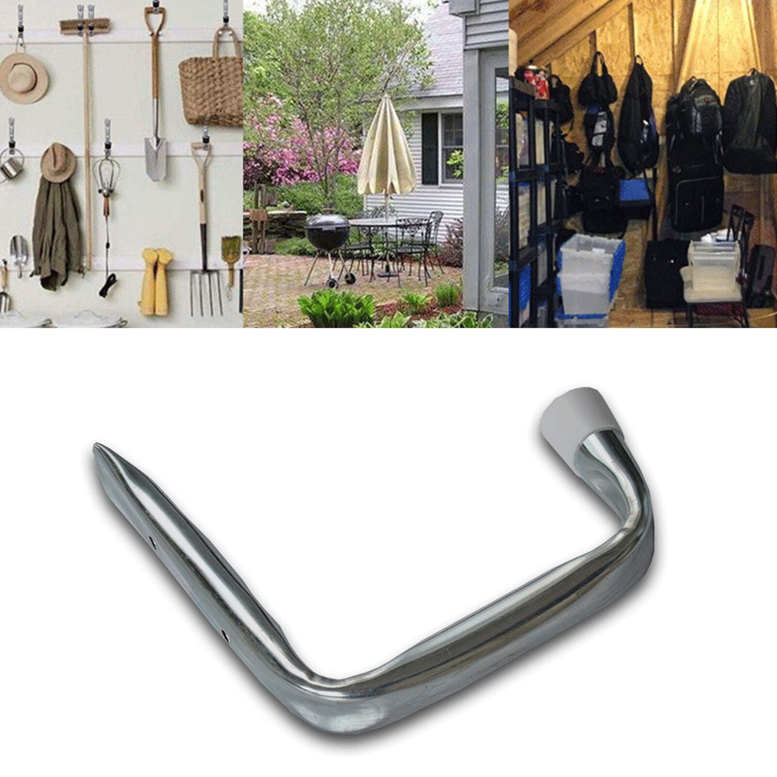 Heavy Jumbo Storage Hook Wall Mounted Ladder Bike Garage Utility Hangers