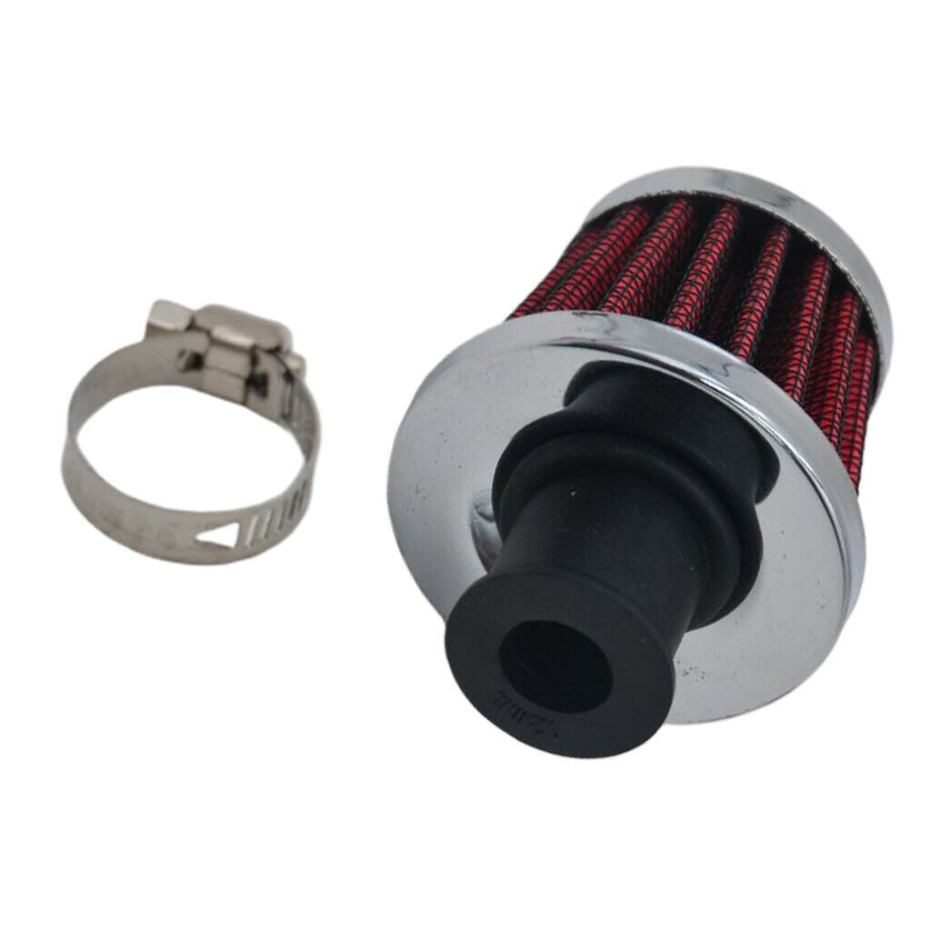 Car Cold 12mm Air Intake Filter Crank Case Vent Cover Breather High Quality