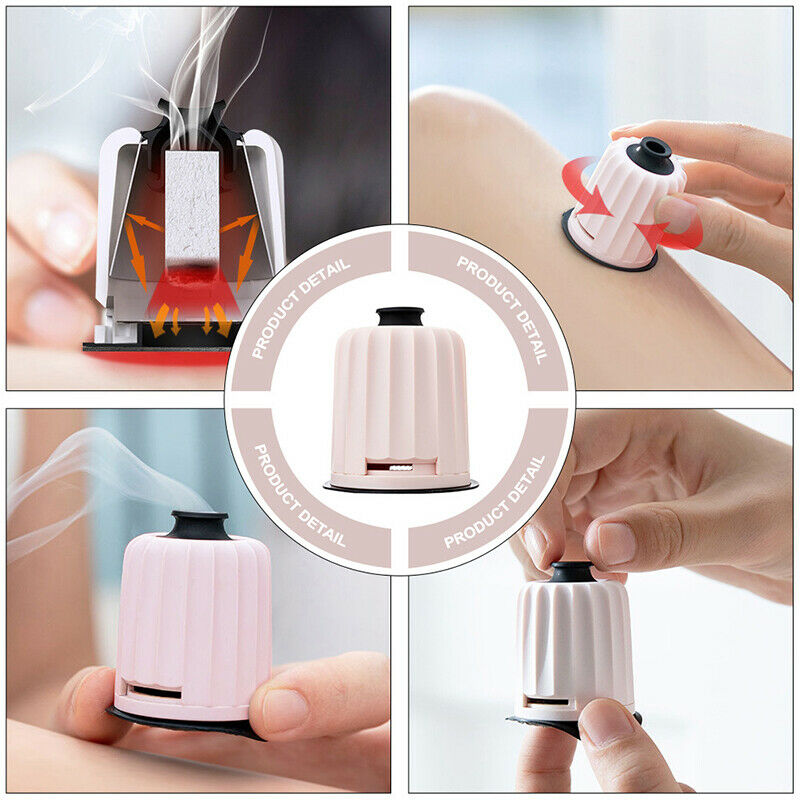 Portable Moxibustion Moxa Box Acupuncture Massage Therapy Device Box Body.l8