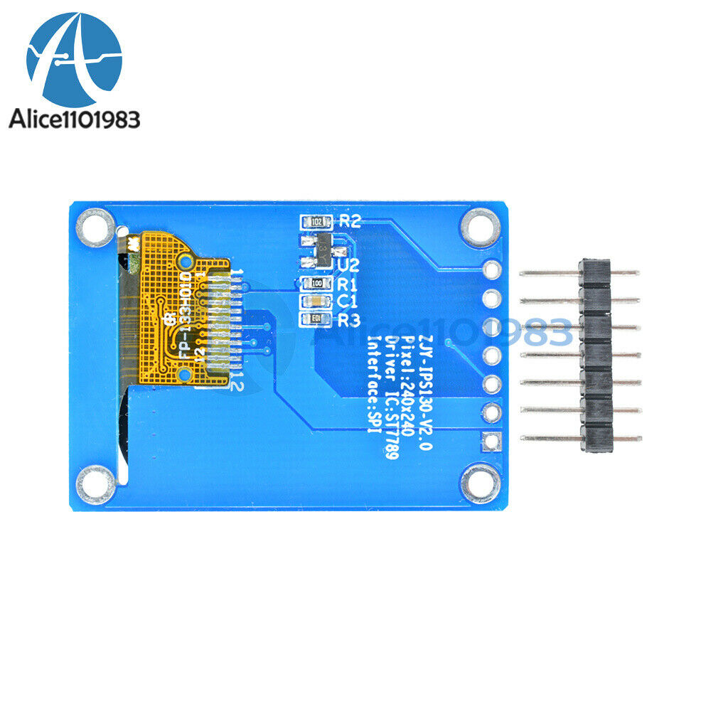 1.3Inch 240*240 IPS Full Color LCD Screen Display Module ST7789 SPI for Arduino