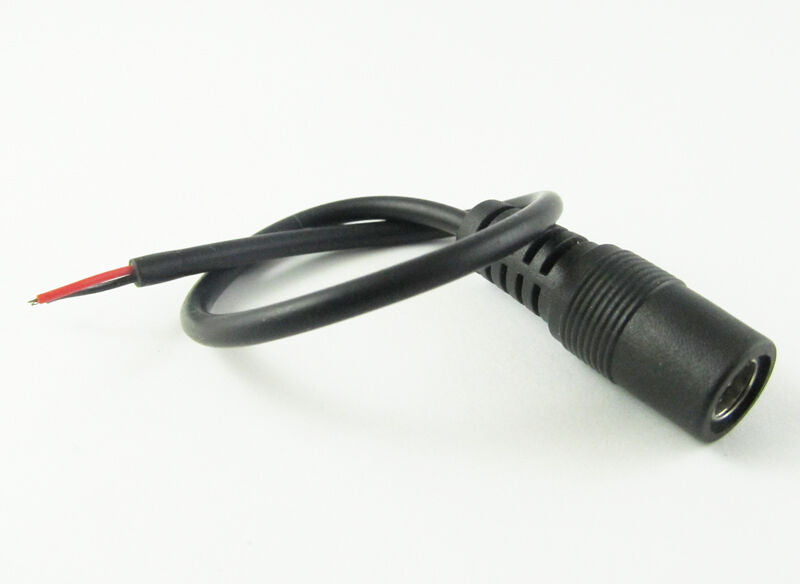 5pcs 5.5mm x 2.5mm 5.5/2.5 CCTV DC Power Charger DC Power Female Cable 30cm