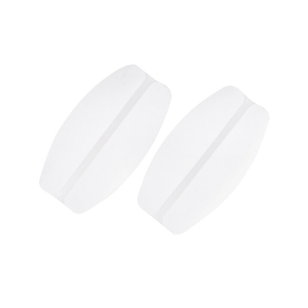 Silicone Bra Strap Cushions Non-slip Pads Shoulder Protectors Clear White