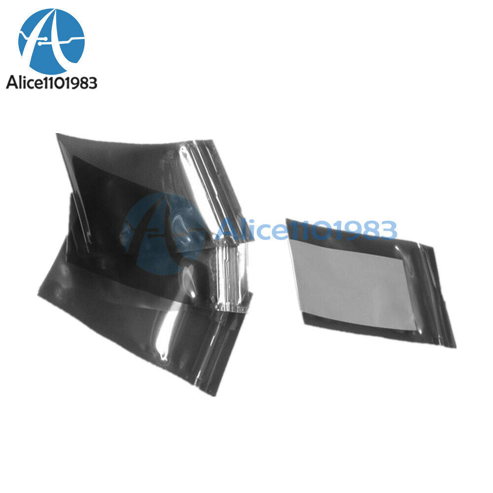 50PCS 60x90mm 6x9cm Anti Static Bag Plastic Zip Lock Shielding Holders Packaging