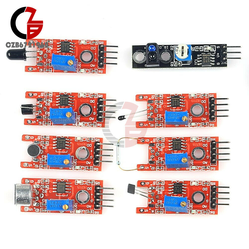 Ultimate 37 in 1 Sensors Module Starter Kits For Arduino MCU w/ Plastic Case