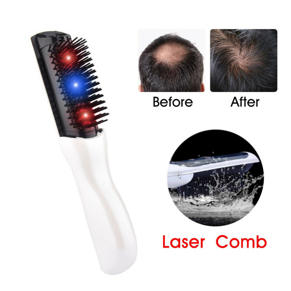 Electric Infrared Anti Hair Loss Comb Vibration Scalp Massager hair brush