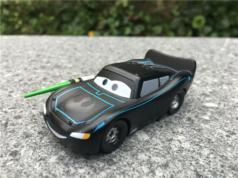 Disney Pixar Cars Starwars McQueen as Jedi Luke Skywalker Metal Car New Loose