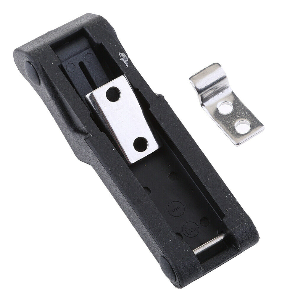 2 pieces Flexible Draw Latch 4'' Soft Black Rubber Replacement XK710