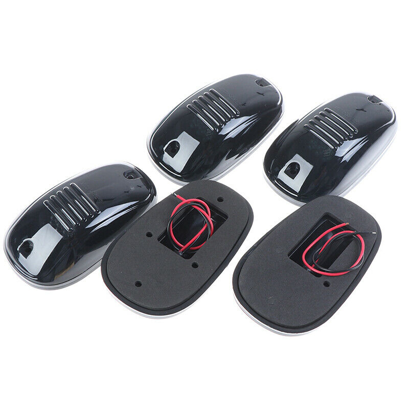 5x 12LED Smoked Cab Roof Top Marker Running Clearance Warm Light For Dodge  _DD