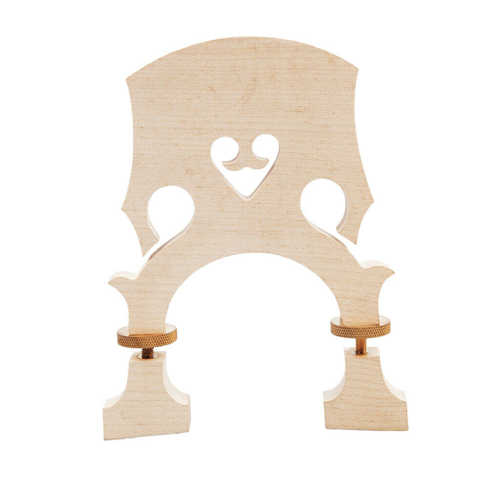 Finest Maple 4/4 3/4 1/2 Scale Double Bass Bridge DIY Luthier Tools