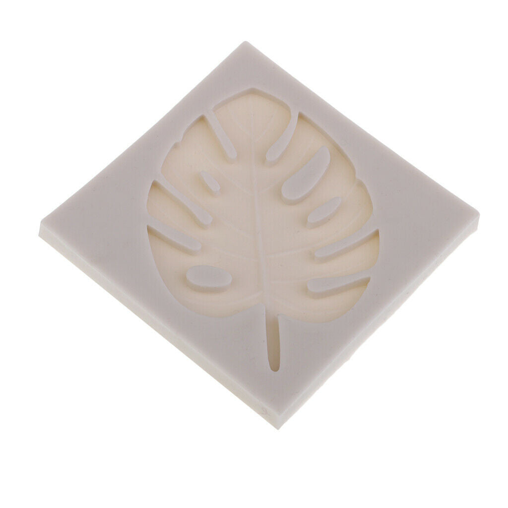 5 Pcs Leaf Silicon Mold Fondant Cake Decorating Tools Baking Mould DIY Craft