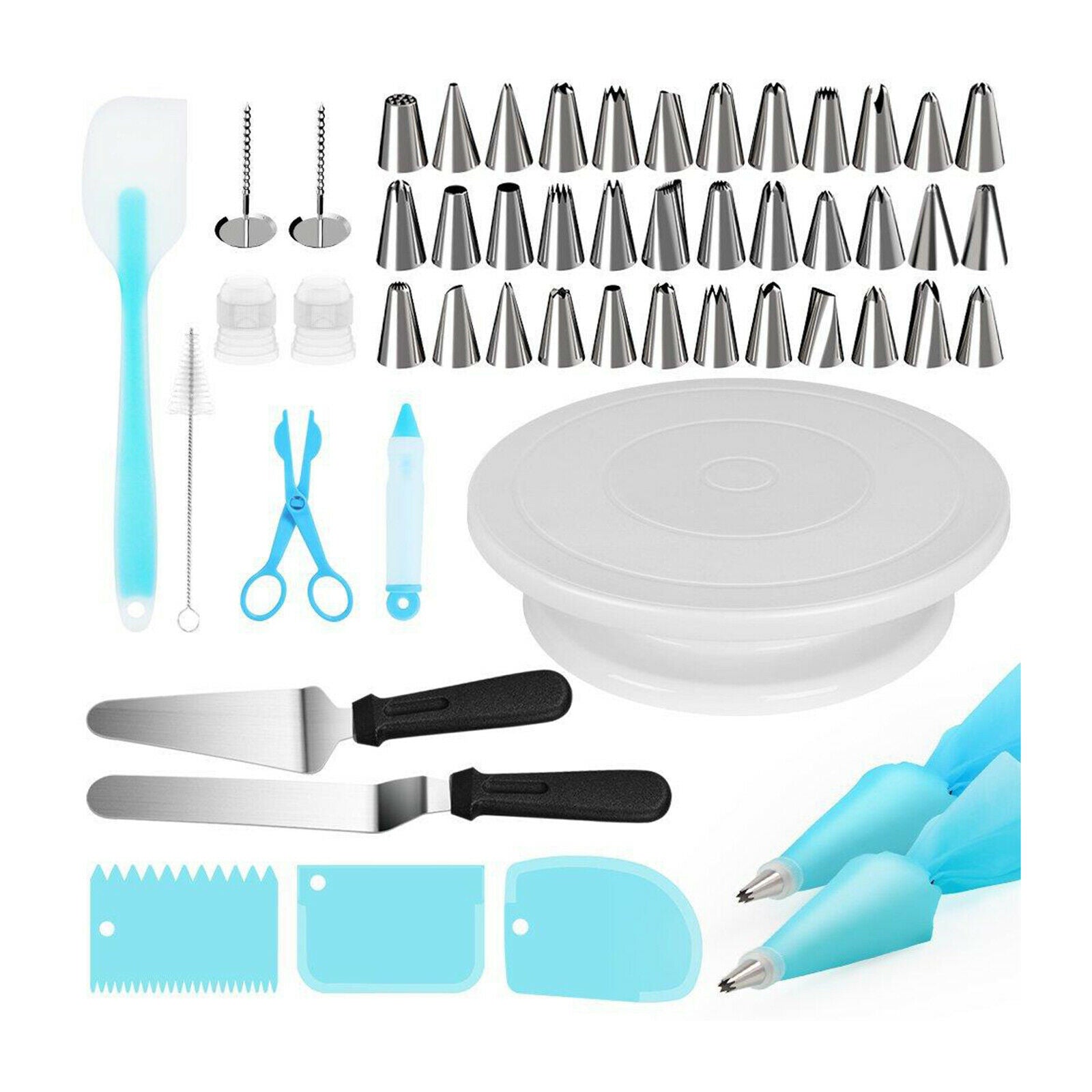 52pcs Cake Decorating Kit Set Kitchen Cake Decoration Equip Pastry Bag