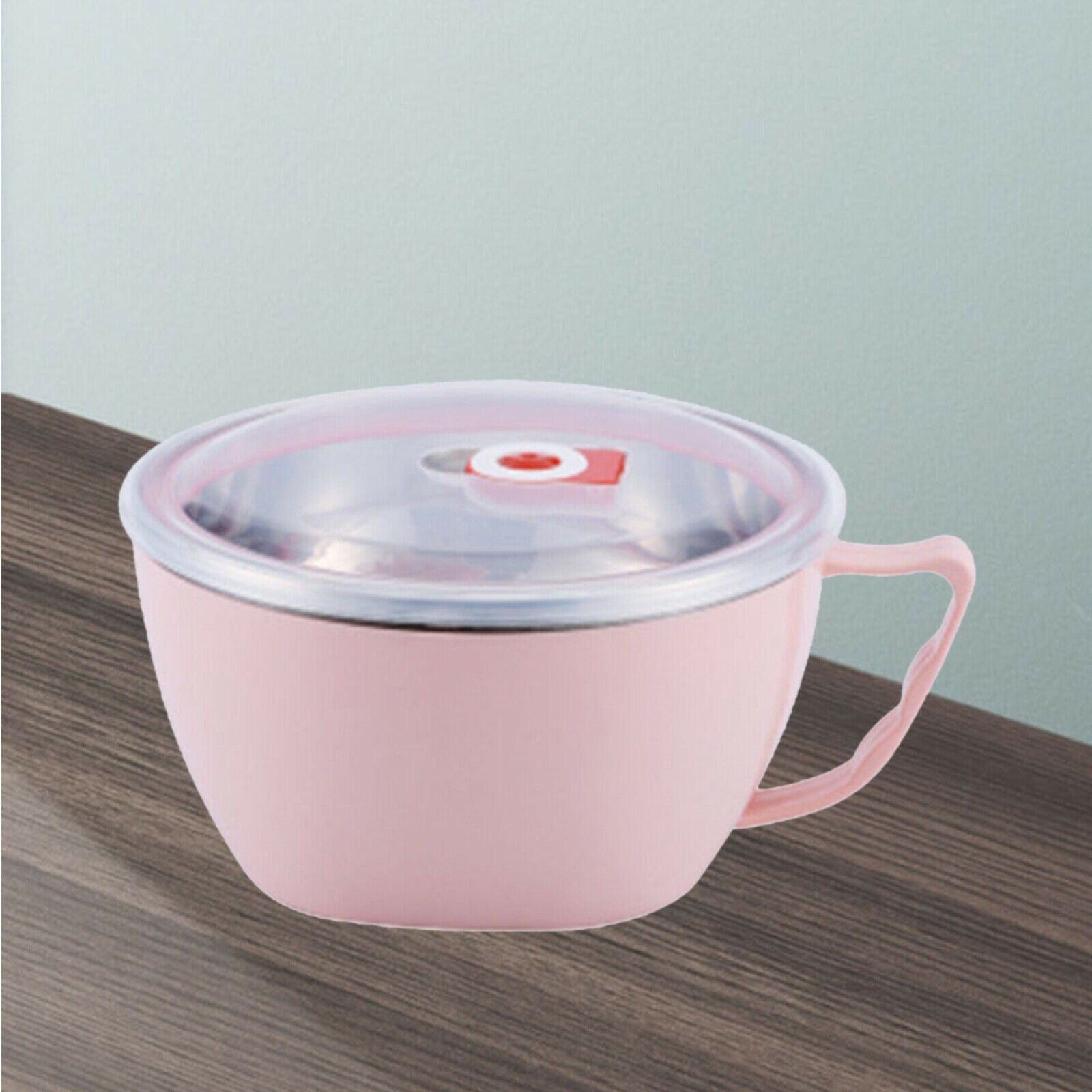 Vacuum Insulated Lunch Box Food Container Jar Thermal Bowl Camping Orange