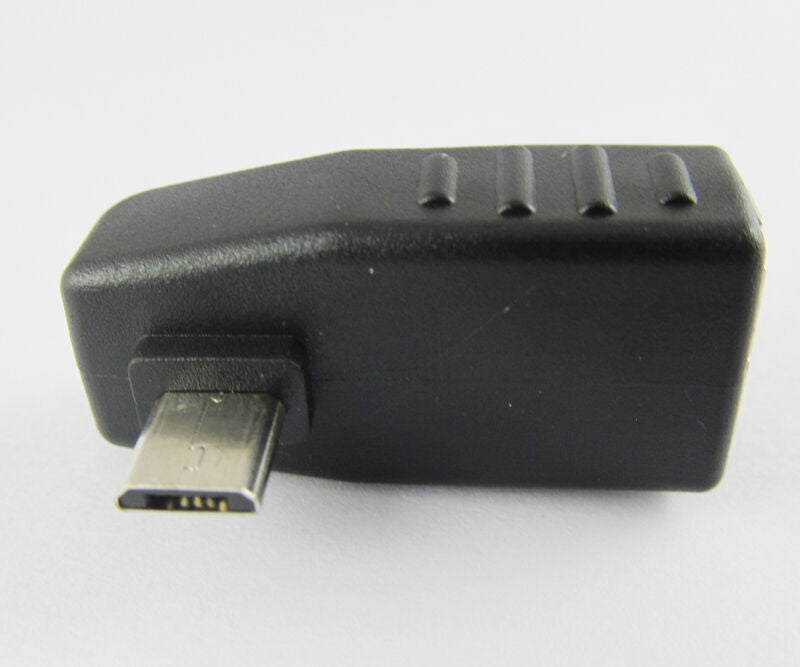 Right Angle Micro 5pin USB Plug Male To USB 2.O Female OTG Adapter Connector 1pc