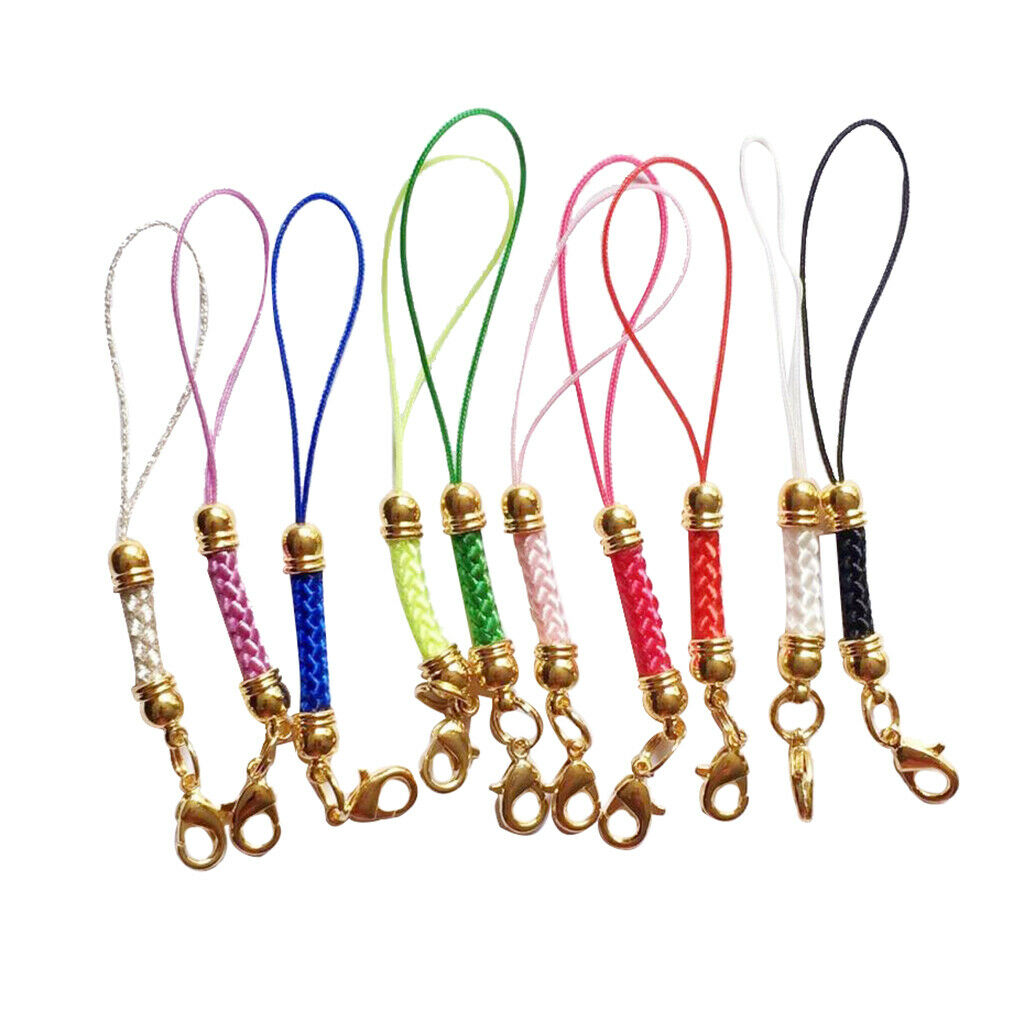 20pcs Colorful Phone Strap Lariat Lanyard Cord w/ Lobster Clasps