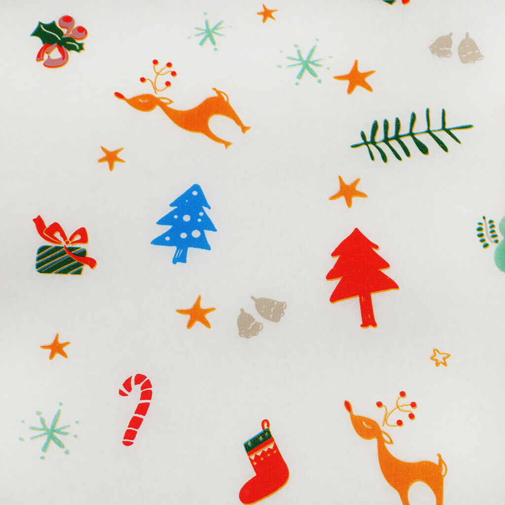 50pcs Christmas Waterproof Food Wrapping Paper Wax Paper Candy Cookie Paper