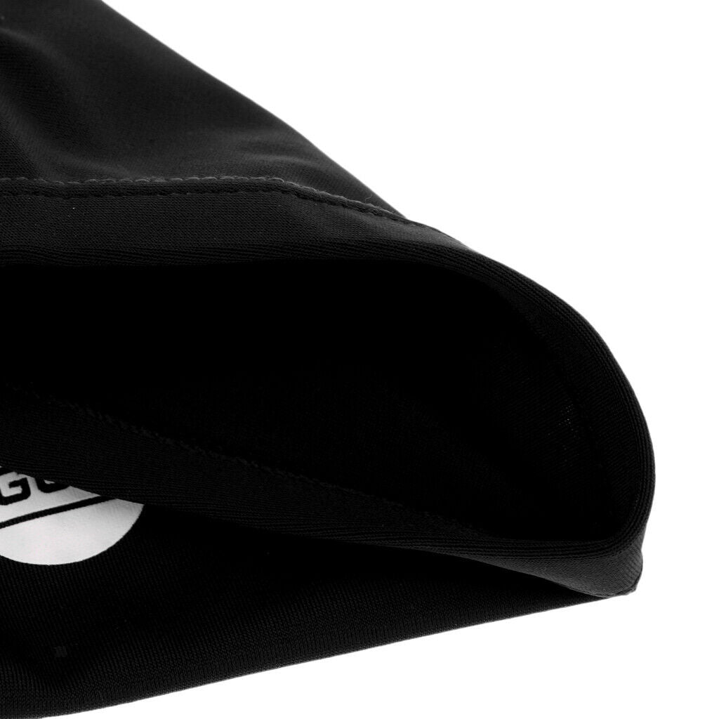 Spandex Snooker Billiard Pool Cue Glove Left Hand 3 Finger Accessory Black